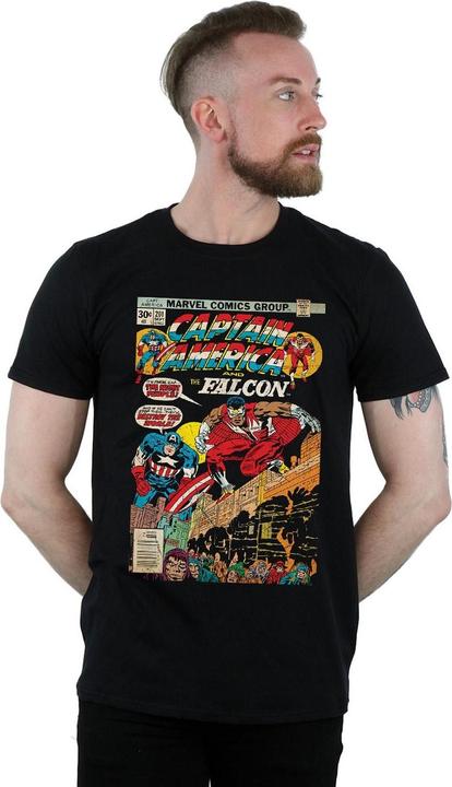 Produktbild Captain America And Falcon Comic Cover TShirt (XXL)
