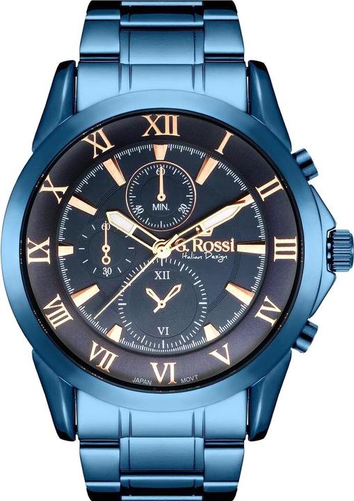 Gino Rossi WATCH MEN'S WATCH - ALLESIO (zg042r) + BOX universal (Analoguhr, 38 mm)
