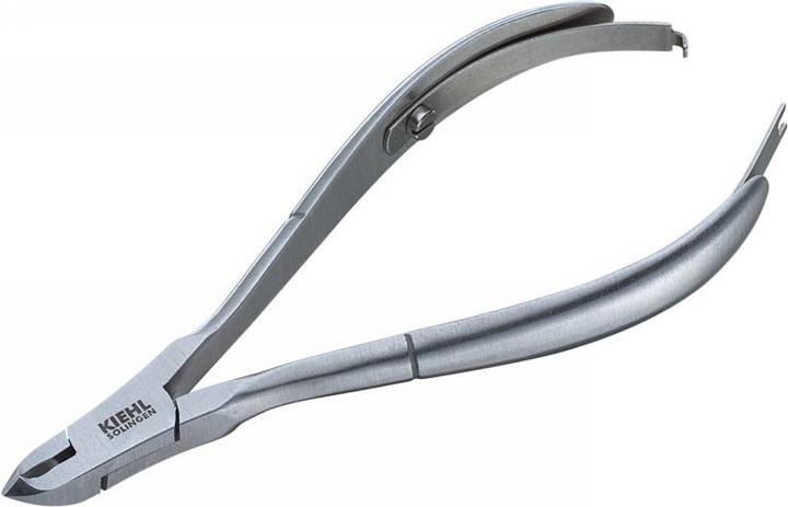 Produktbild Kiehl Hautzange klein kurze Schneide silber 10cm, Schneide: 3mm