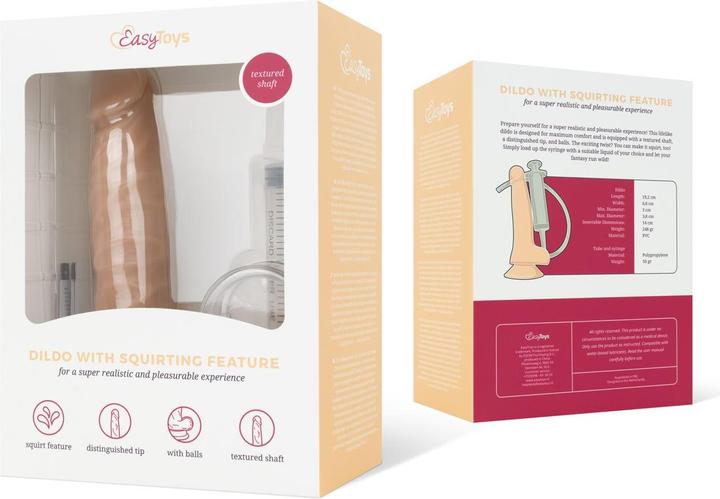 Immagine prodotto Easytoys Dildo che spruzza con siringa