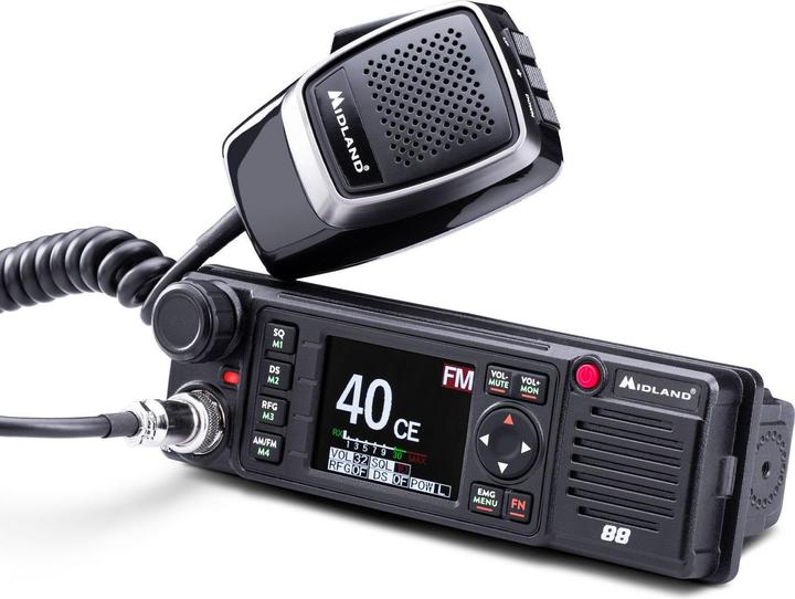 Immagine prodotto Midland M-88 Radio CB con schermo a colori, VOX