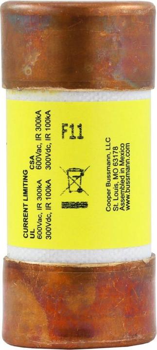 Actual product image Bussmann LPJ-50SP Fusibile ritardato O x L 2.69 mm 6.05 50 A 600 V/AC Ritardato (Micro fuse, 50 A, Lazy)