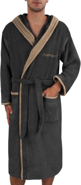 Image du produit Normani Peignoir de bain unisexe en coton Rob (S)