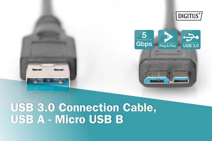 Actual product image Digitus AK-300117 (0.25 m, USB 3.0)