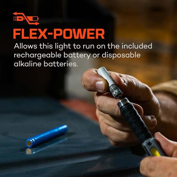 Image du produit Nebo Lil Larry 500 Flex 500 Lumen Rechargeable Work Light with COB Technology (15 cm, 500 lm)