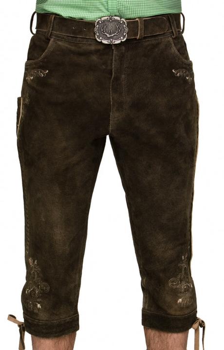 Produktbild Stockerpoint Lederhose Kniebund incl. Gürtel SIGMAR4 bison gespeckt (58)
