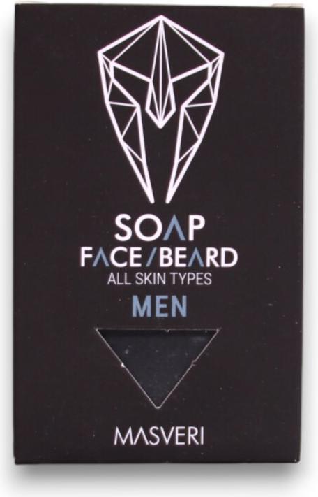Immagine prodotto Masveri Sapone viso e barba per uomo 100g (Sapone)