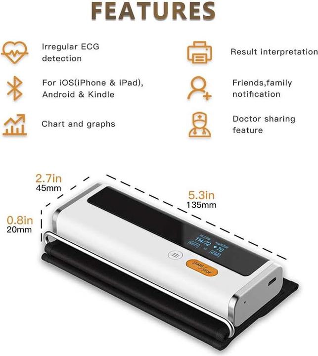 Immagine prodotto Fitagon BPM Smart 1 (Sfigmomanometro per braccio)