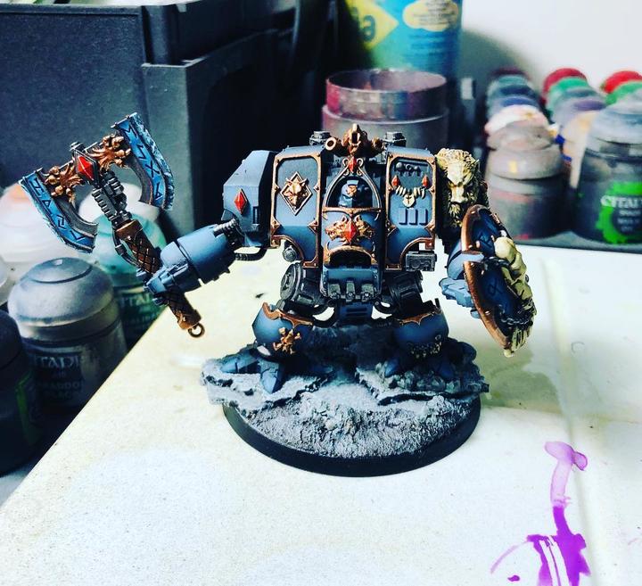 Image du produit Games Workshop Bjorn the Fell-Handed - Vénérable dreadnought des Space Wolves - Murderfang (Matières plastiques)
