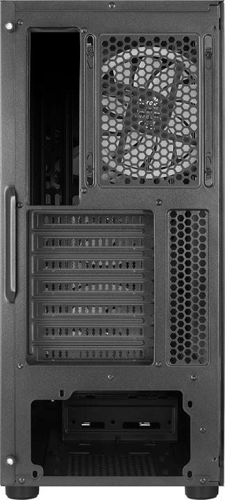 Actual product image AeroCool Scape-G-BK-v3 Midi Tower, Tempered Glass, ARGB (ATX, mATX, Mini-ITX)