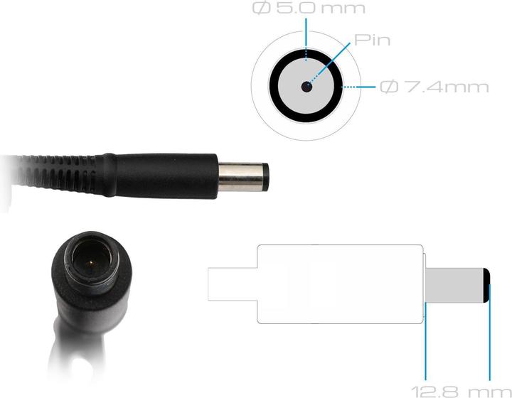 Image du produit HP Adaptateur secteur original pour ordinateur portable (65 W)