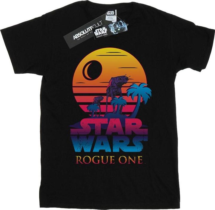 Star Wars Rogue One Logo Sunset TShirt Mädchen