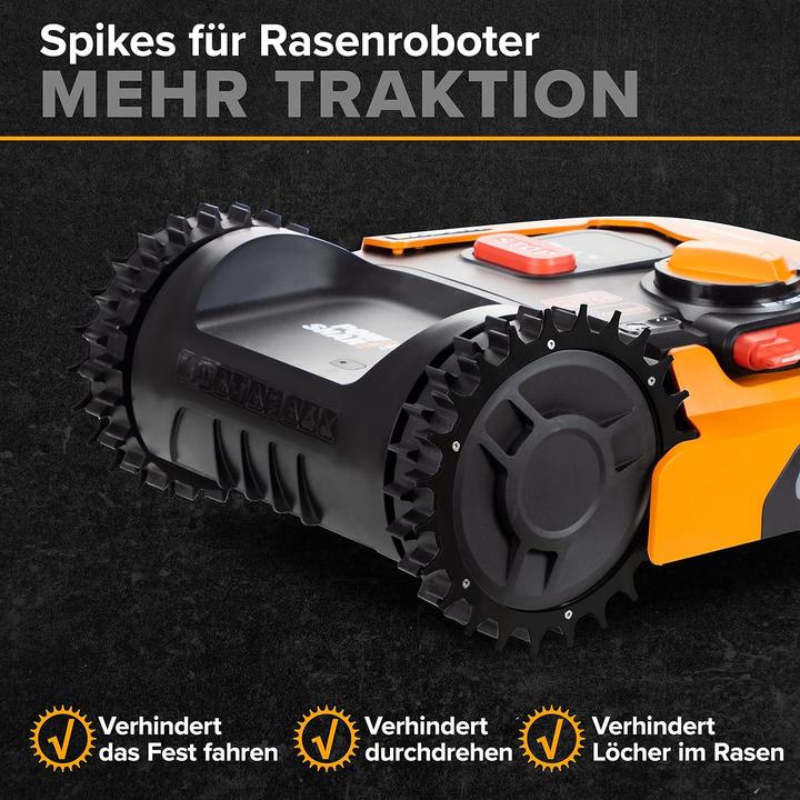 Produktbild Robo Claws Mähroboter Spikes für Worx Landroid Plus Modelle (Mähroboter, Mähroboter Installation)