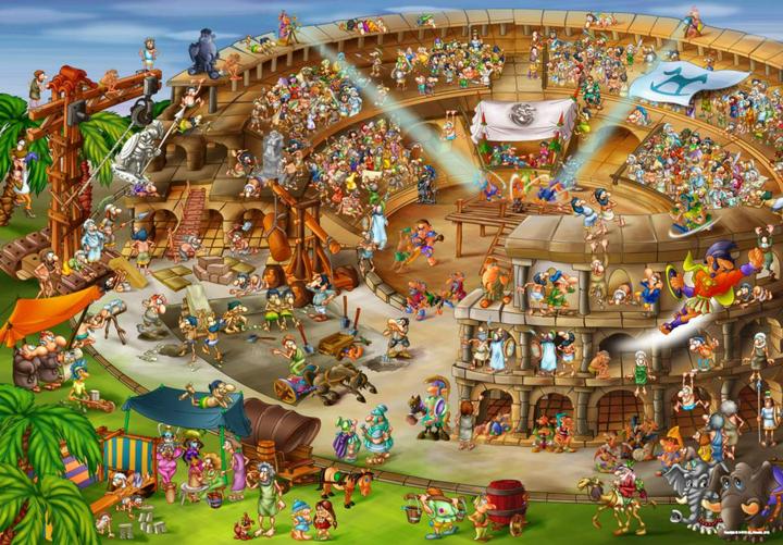 Immagine prodotto D-Toys Puzzle a cartoni animati 1.000 pezzi - Colosseo (1000 pezzi)