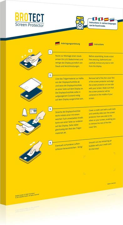 Actual product image BROTECT Screen Protector Clear (2 Piece, Actab1021)