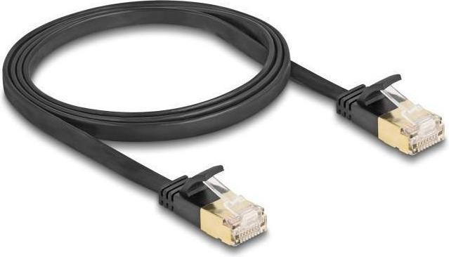 Image du produit Delock Câble réseau RJ45 Cat.6A mâle à mâle avec robu (U/FTP, CAT7, 1 m)