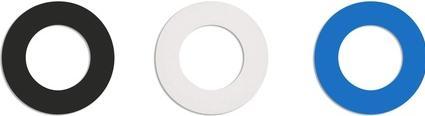 Immagine prodotto Soulbottles Anelli di gomma Soulbottle blu bianco nero (3pcs)