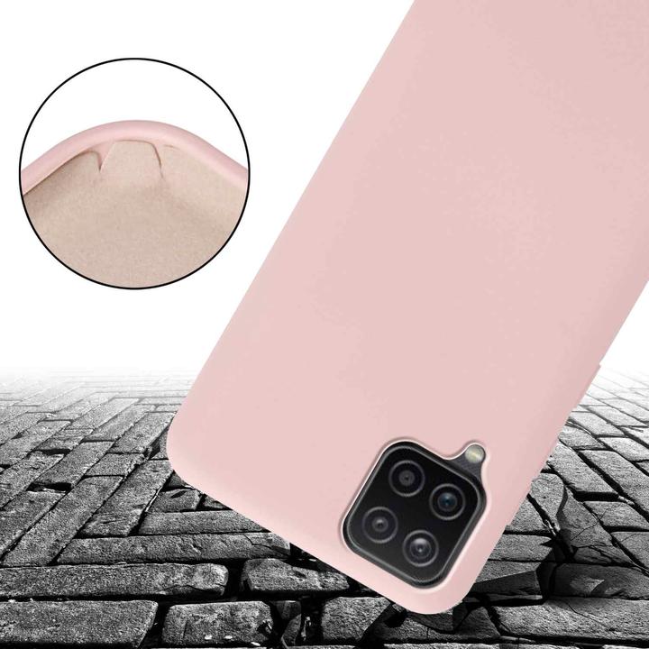 Actual product image Cadorabo TPU Cover Mobile Phone Chain Liquid (Samsung Galaxy A12, Samsung Galaxy M12)