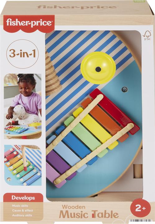 Produktbild Fisher-Price Musiktisch aus Holz (Multilingual)