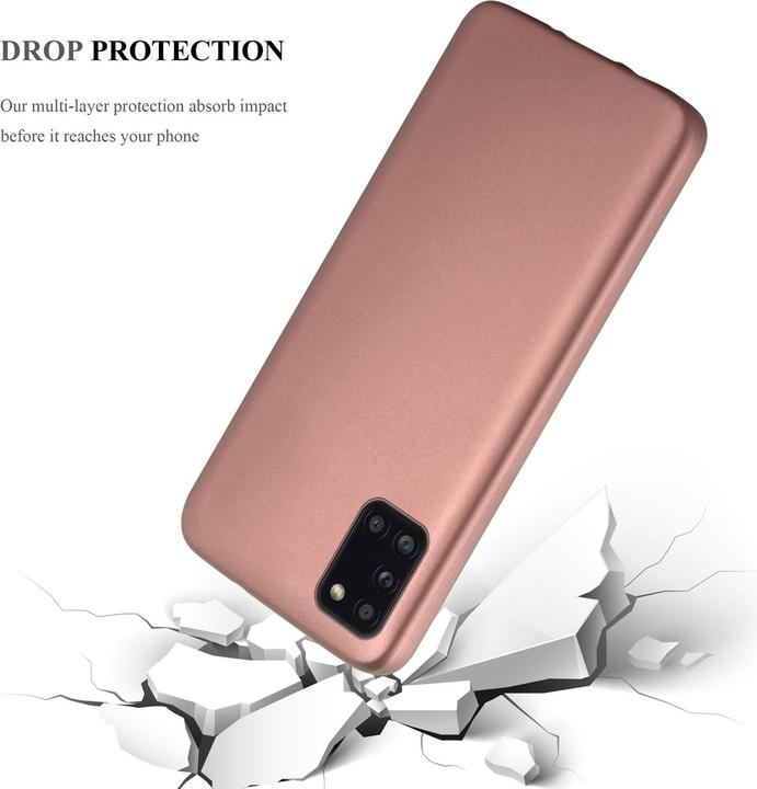 Actual product image Cadorabo TPU Matt Metallic Cover (Samsung Galaxy A31)