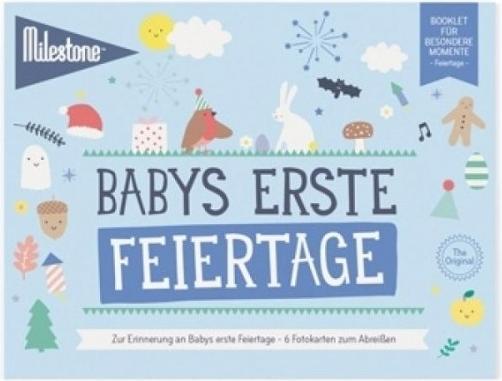 Milestone Booklet "Babys Erste Feiertage"