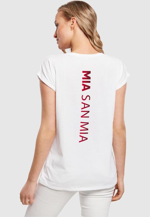 Actual product image FC Bayern München Ladies Mia San Mia V GR Extended Shoulder Tee - 115543 (5XL)