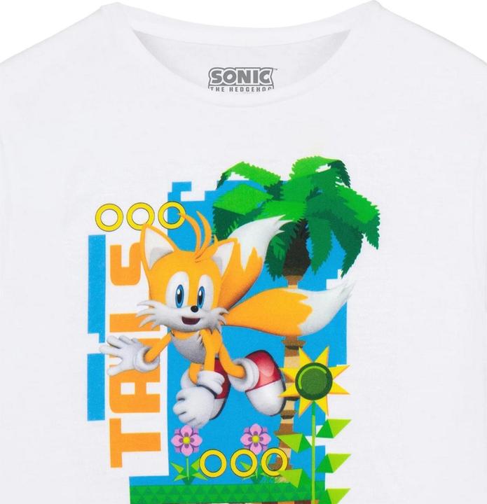 Immagine prodotto Sonic The Hedgehog Maglietta Tails Maniche Corte Bambini (116)