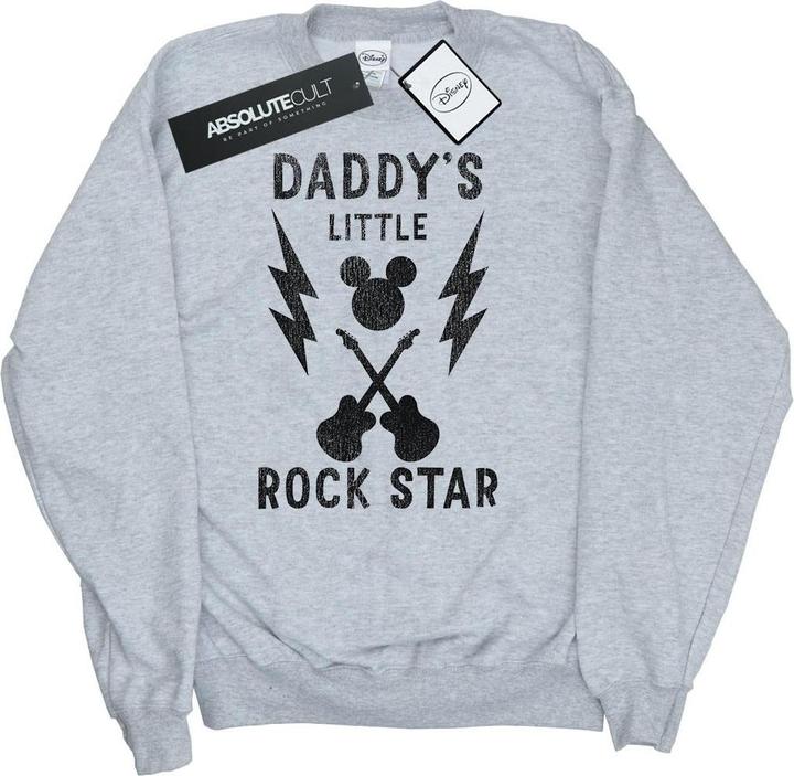 Disney Mickey Mouse Daddy's Rock Star Sweatshirt Mädchen
