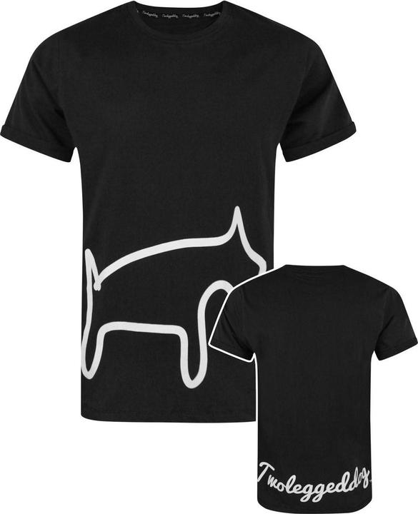 Actual product image Two Legged Dog Mens Logo T-Shirt (L)