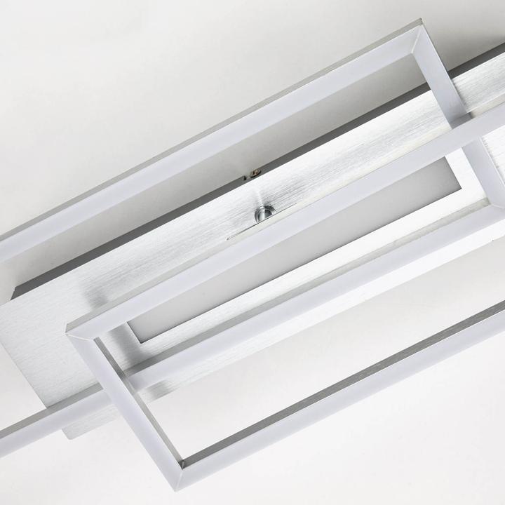 Immagine prodotto Briloner Plafoniera a LED, alluminio spazzolato, LED/40W (4400 lm)
