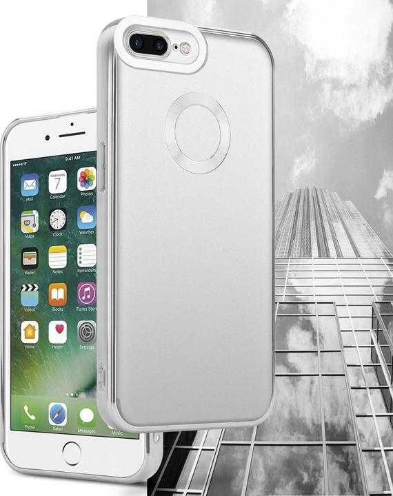 Actual product image Cadorabo TPU Chrome Case with Camera Protector for Apple iPhone 7 PLUS / 7S PLUS / 8 PLUS (Apple iPhone 7 Plus, Apple iPhone 7s Plus)