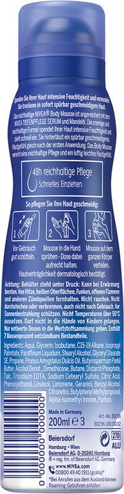 Actual product image NIVEA Body Mousse Rich Care (Body cream, 200 ml)