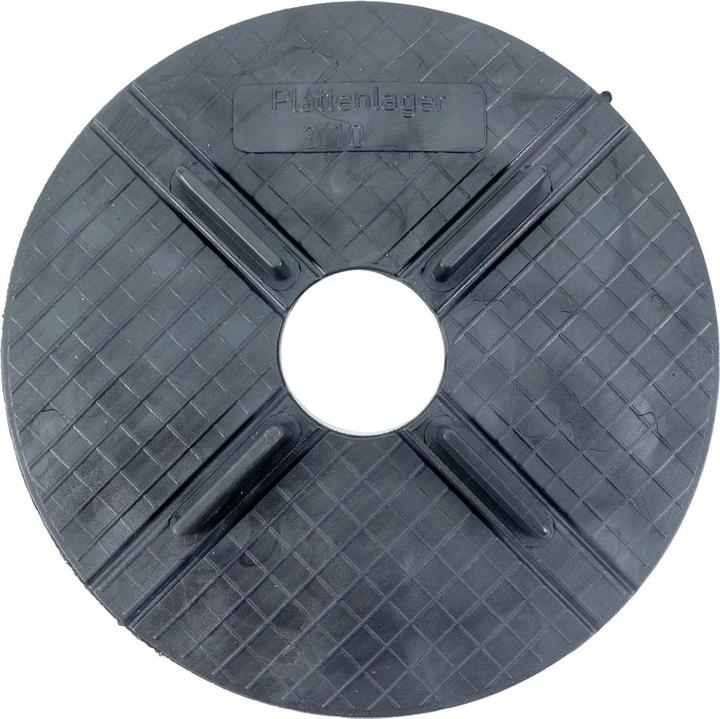 Produktbild Sanpro Flaches Gummi Stelzlager - Plattenlager 3 mm Fuge / 10 mm Höhe, Anzahl 1 Stück (1 x)