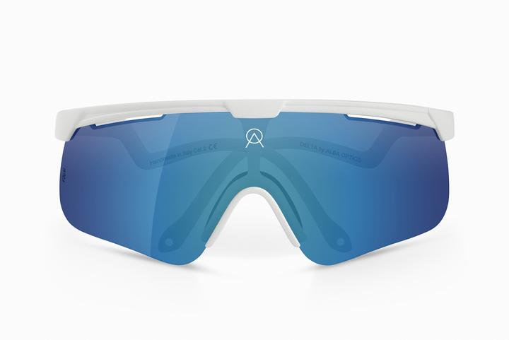 Alba Optics DELTA WHT VZUM CIELO - Weiss/Himmelblau (WHT MILK, VZUM™ AF-LINSE)
