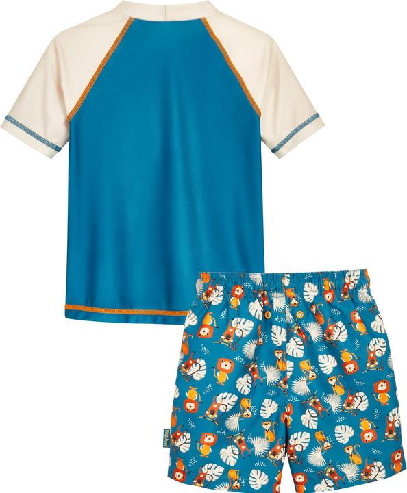 Immagine prodotto Playshoes UV-Badebekleidungsset Dschungel Petrol Gr. 122/128 (122)
