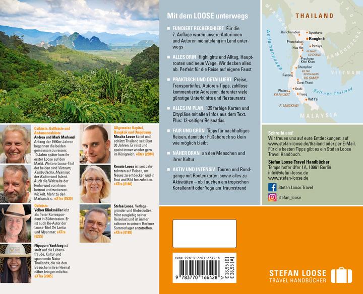 Immagine prodotto Stefan Loose Reiseführer Thailand, Der Süden (Tedesco, Andrea Markand, Giacobbe Moritz, Markus Markand, Misha Sciolto, Renate Loose, Volker Klinkmüller, Stefan Loose, 2024)