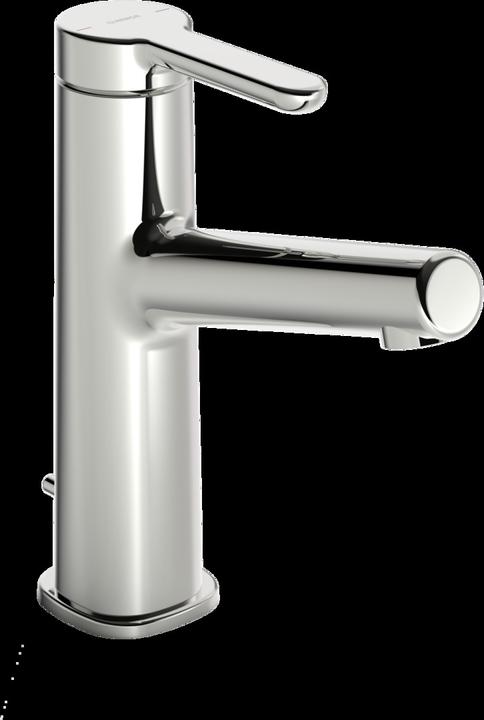 Produktbild Hansa HANSADESIGNO Style Waschtischarmatur, Ausladung 128mm, mit Ablaufgarnitur, 51832283