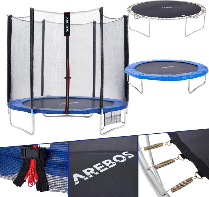 Immagine prodotto Arebos Set completo di trampolini (244 cm)