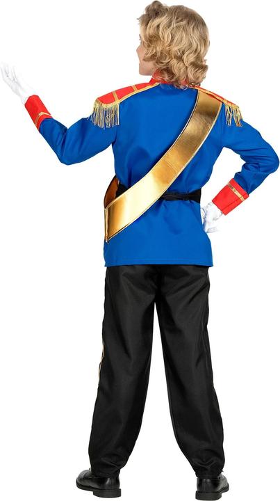 Image du produit Widmann PRINZ CHARMING (veste, pantalon, ceinture, écharpe), 128 cm / 5-7 Years (5, 6, 7)