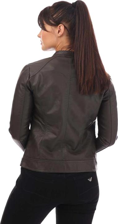 Actual product image Only Womens/Ladies Bandit Faux Leather Biker Jacket (32 D)