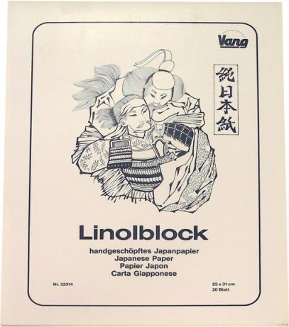 Immagine prodotto Vang Carta giapponese pad linoleum pad 23x31cm 20 fogli 45g/mq (23 x 31 cm)