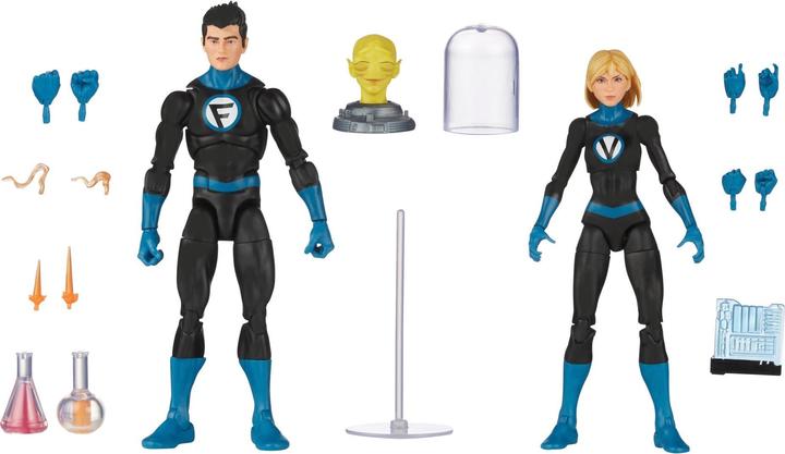 Actual product image Hasbro Fantastic Four Marvel Legends Action Figure 2-Pack Franklin Richards and Valeria Richards 15 cm