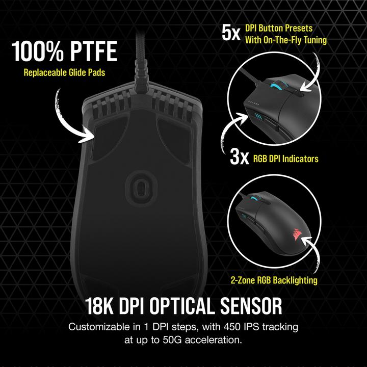 Produktbild Corsair Sabre RGB Pro (Kabelgebunden)