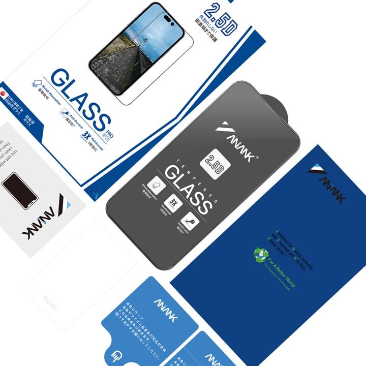 Image du produit Anank Verre blindé transparent 2.5D pour iPhone 16 Plus - Verre japonais Asahi (1 pièce(s), Apple iPhone 16 Plus)