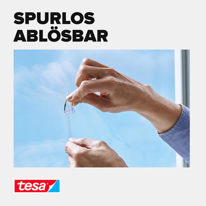 Immagine prodotto tesa Powerstrips per vetro, strisce adesive trasparenti