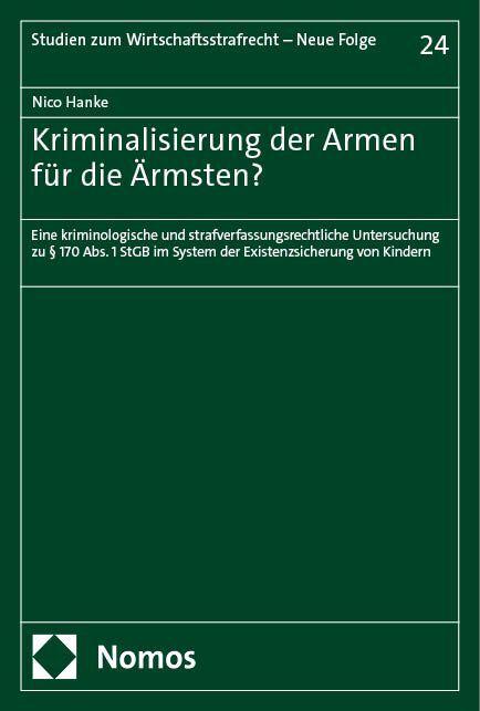 Image du produit Kriminalisierung der Armen für die Ärmsten? (Allemand, Nico Hanke, 2024)