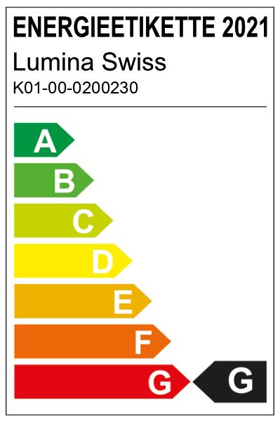 Energie-Label Lumina Swiss LED-Streifen-Set Multicolor 10m Pure Outdoor+ Deluxe (1000 cm, Outdoor)