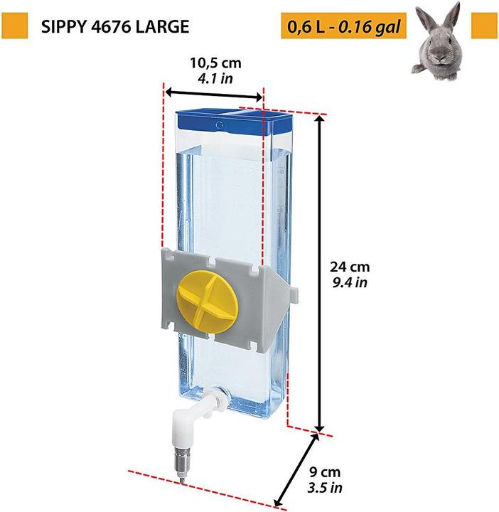 Produktbild Ferplast Nagertränke Sippy (0.60 l)