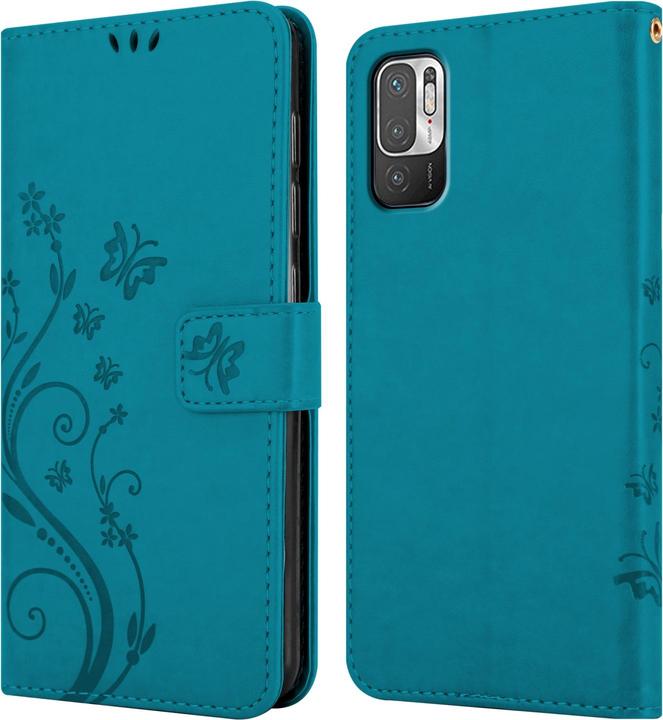 Actual product image Cadorabo Flower Book cover (Xiaomi Poco M3 Pro 5G, Xiaomi Redmi Note 10 5G)