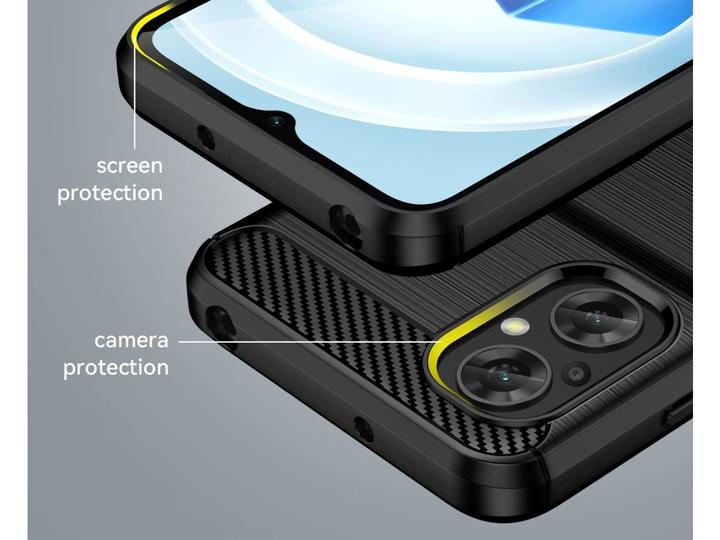 Actual product image Screenguard Xiaomi Poco M5 Cover Carbon Brushed Soft TPU (Xiaomi Poco M5)